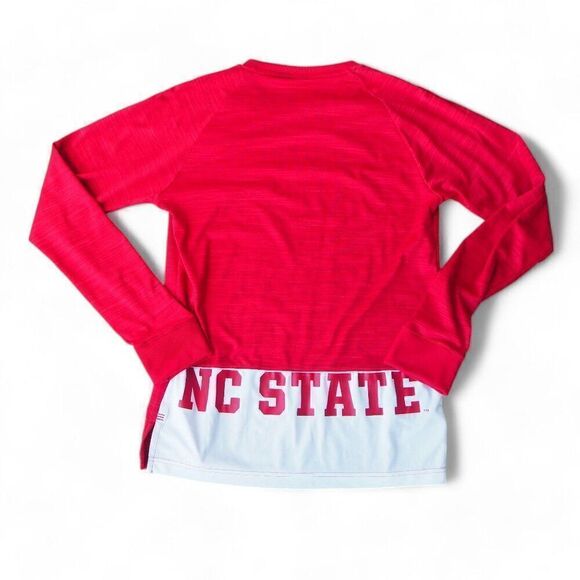 Adidas NCSU NC State Wolfpack Long Sleeve Basketball Shooting Shirt Unisex S - Picture 2 of 9